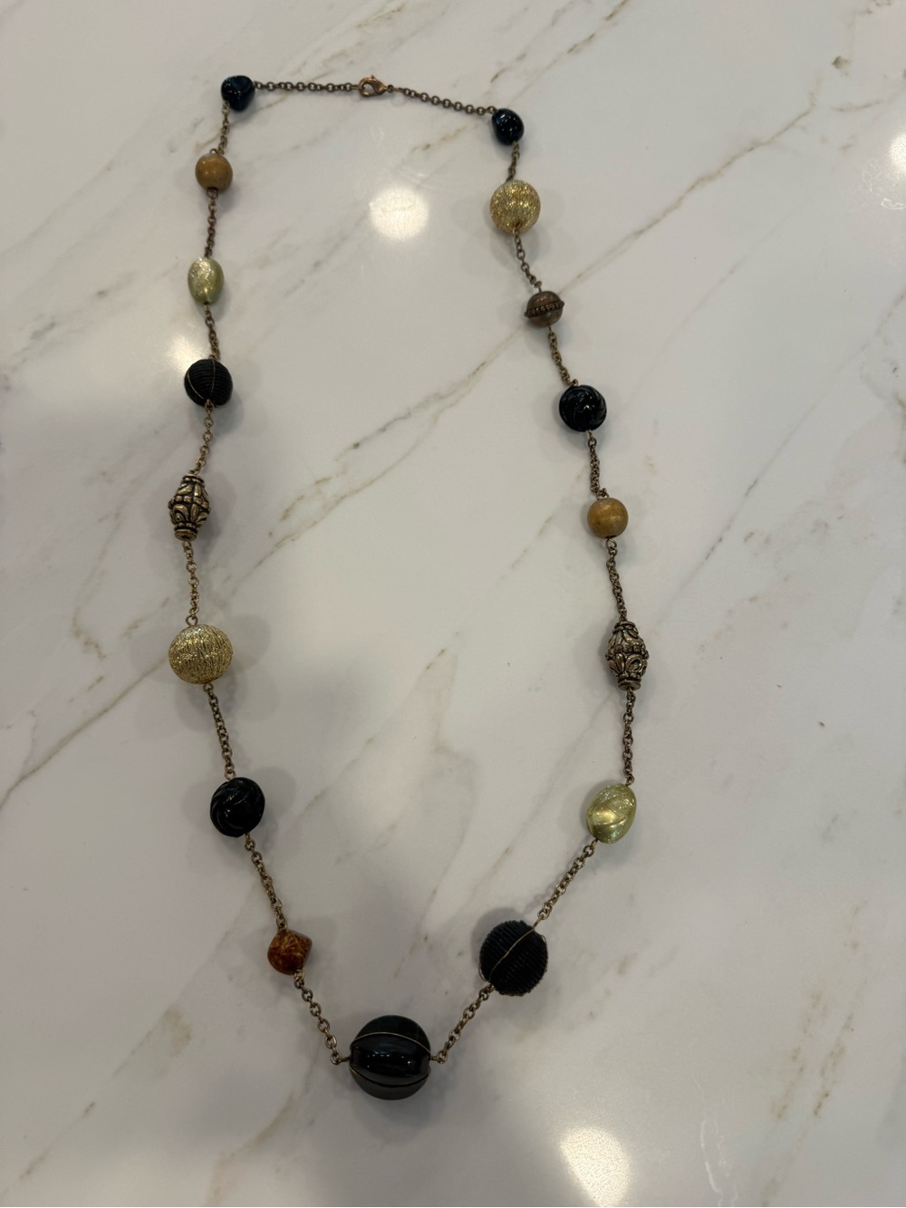 Women’s Beaded Multi-Color Necklace - Unbranded